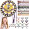 Art and Craft DIY Bracelet Jewelry Maker Kits,8-12 Kids (colorful) 7.48 x 1.77 x 5.31 inches